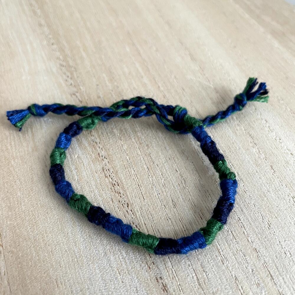 Bettina Bracelet anklet trendy comfortable tie embroidery thread woven gift
